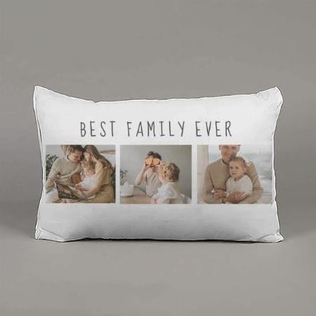 Best Family Modern Photo Collage Customized Photo Printed Pillow Cover