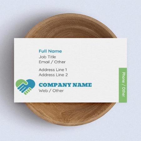 Campaigning & Fundraising Customized Rectangle Visiting Card