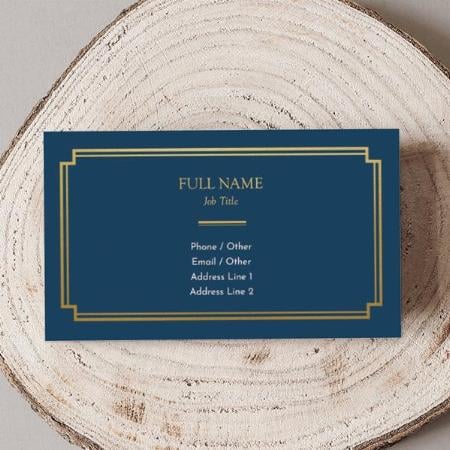 Finance Customized Rectangle Visiting Card