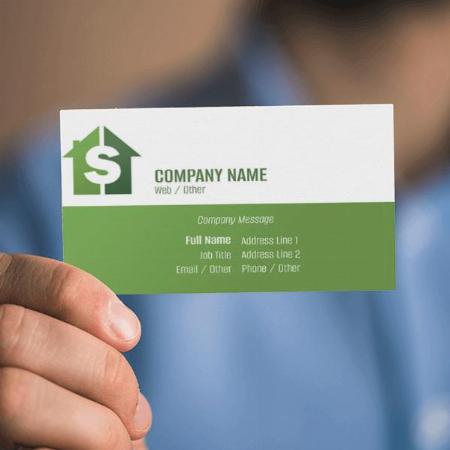 Mortgage & Loan Customized Rectangle Visiting Card
