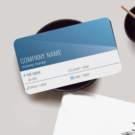 Graphic Design Customized Rectangle Visiting Card