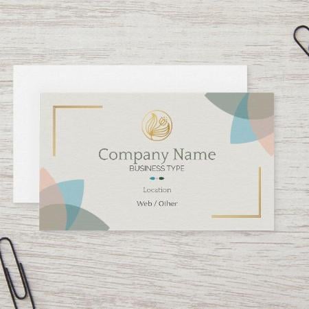Sports & Fitness Gold Customized Rectangle Visiting Card