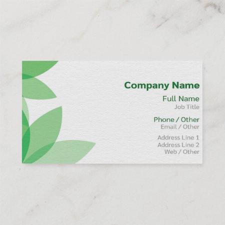 Agriculture & Farming Customized Rectangle Visiting Card