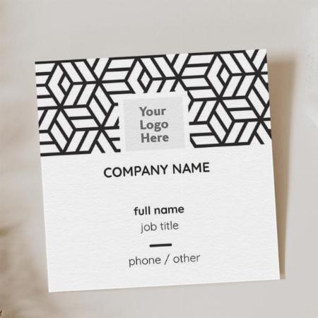 Patterns & Textures Customized Square Visiting Card
