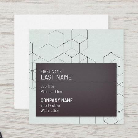 Architecture Customized Square Visiting Card