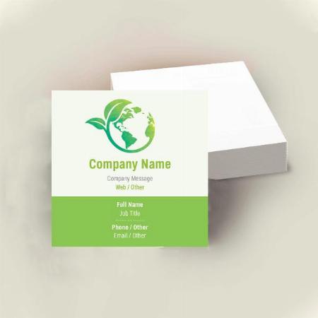 Agriculture & Farming Customized Square Visiting Card