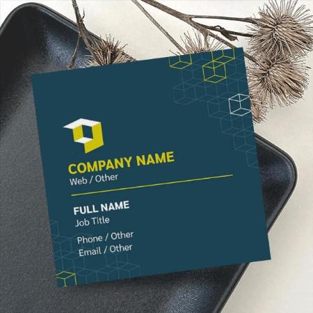 Information & Technology Customized Square Visiting Card