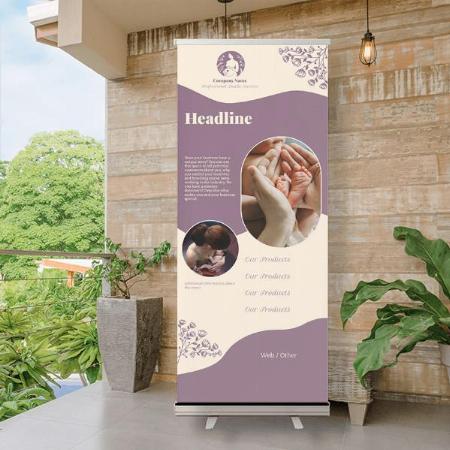 Professionals Medical Customized Photo Printed Roll Up Standee Banner