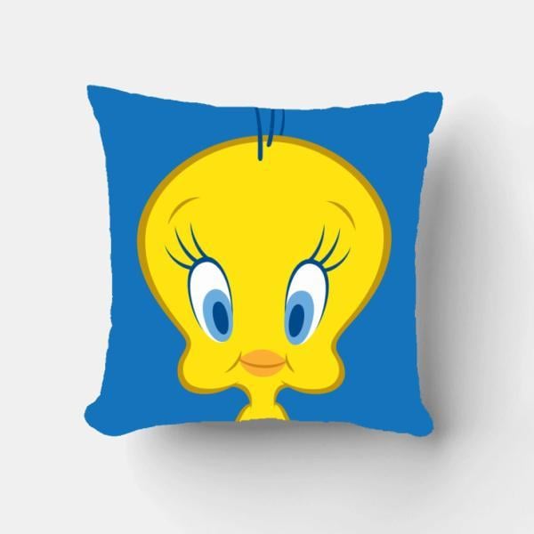 Tweety Cartoon Design Customized Photo Printed Cushion