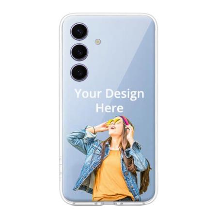 Transparent Customized Soft Back Cover for Galaxy A55 5G