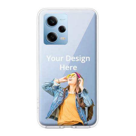 Transparent Customized Soft Back Cover for Redmi Note 12 Pro 5G