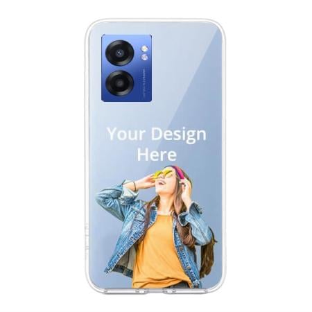 Transparent Customized Soft Back Cover for Realme Narzo 50 5G