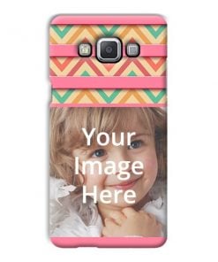 Zig Zag Pattern Design Custom Back Case for Samsung Galaxy A5