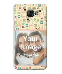 Random Objects Design Custom Back Case for Samsung Galaxy A7 2016