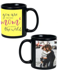 Custom Black Mug - You are the Best Mom Design