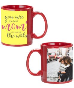 Custom Red Mug - You are the Best Mom Design