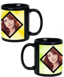 Custom Black Mug - Dual Image Design