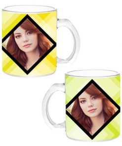 Custom Transparent Clear Mug - Dual Image Design
