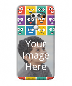 Emoji Expressions Design Custom Back Case for LG V30