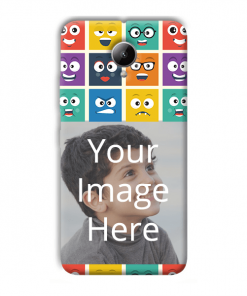 Emoji Expressions Design Custom Back Case for Lenovo C2