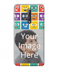 Emoji Expressions Design Custom Back Case for Nokia 8