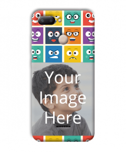 Emoji Expressions Design Custom Back Case for Xiaomi Redmi 6