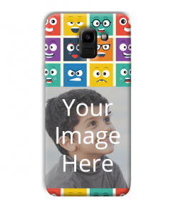 Emoji Expressions Design Custom Back Case for Samsung Galaxy J6 (2018, Infinity Display)