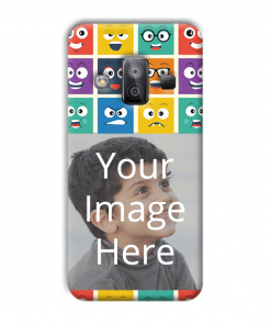Emoji Expressions Design Custom Back Case for Samsung Galaxy J7 Duo