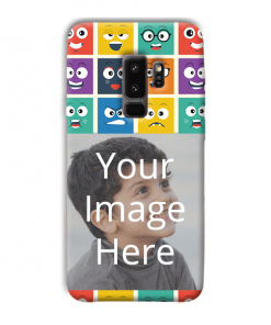 Emoji Expressions Design Custom Back Case for Samsung Galaxy S9 Plus