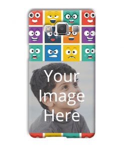Emoji Expressions Design Custom Back Case for Samsung Galaxy Grand Max