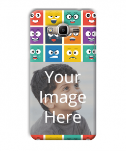 Emoji Expressions Design Custom Back Case for Samsung Galaxy J2 Prime