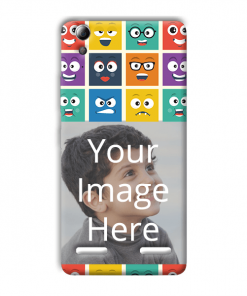 Emoji Expressions Design Custom Back Case for Lenovo A6000 Plus