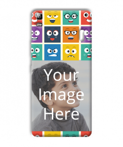 Emoji Expressions Design Custom Back Case for Lenovo A7000 Plus
