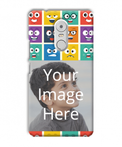 Emoji Expressions Design Custom Back Case for Lenovo K6 Note