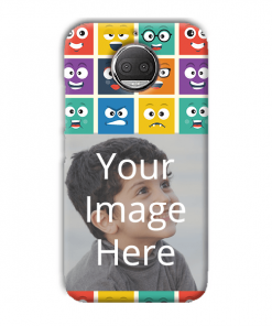 Emoji Expressions Design Custom Back Case for Motorola Moto G6