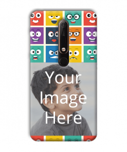 Emoji Expressions Design Custom Back Case for Nokia 6 2018