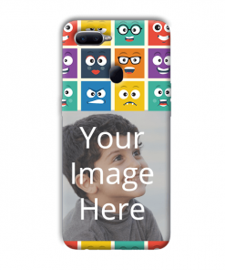 Emoji Expressions Design Custom Back Case for Oppo F9 Pro