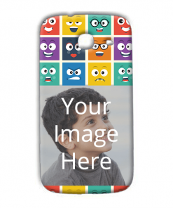 Emoji Expressions Design Custom Back Case for Samsung Galaxy Core i8260