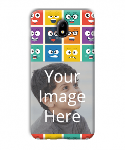 Emoji Expressions Design Custom Back Case for Samsung Galaxy J7 Pro