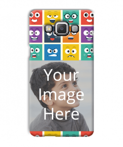 Emoji Expressions Design Custom Back Case for Samsung Galaxy A5 2015