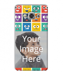 Emoji Expressions Design Custom Back Case for Samsung Galaxy J3 Pro