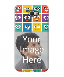 Emoji Expressions Design Custom Back Case for Samsung Galaxy J5 Prime