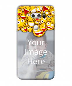 Emoji Design Custom Back Case for LG V30 Plus