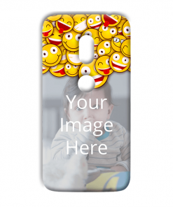 Emoji Design Custom Back Case for Moto G4 4th Generation