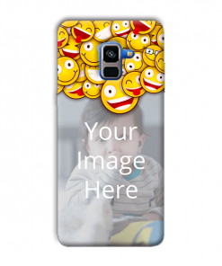 Emoji Design Custom Back Case for Samsung Galaxy A8 Plus
