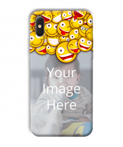 Emoji Design Custom Back Case for Apple iphone X
