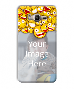 Emoji Design Custom Back Case for Samsung Galaxy J2 Prime