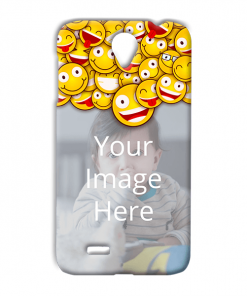 Emoji Design Custom Back Case for Lenovo A850