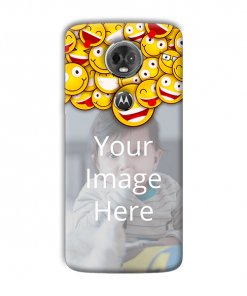 Emoji Design Custom Back Case for Motorola Moto E5 Plus