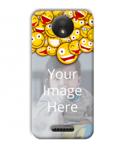 Emoji Design Custom Back Case for Motorola Moto C Plus